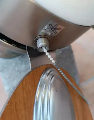 Ventilador de techo madera y metal