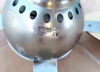 Ventilador de techo madera y metal