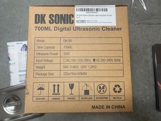 Pulitore a ultrasuoni DK SONIC DK-80