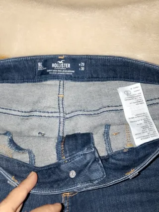 Vaqueros Hollister Azules Desgastados