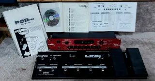 Line 6 Pod Pro Rack + Pedalera Floorboard