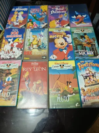 Lote Películas VHS Disney Clásicos
