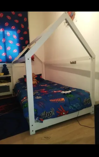 Cama infantil casa blanca