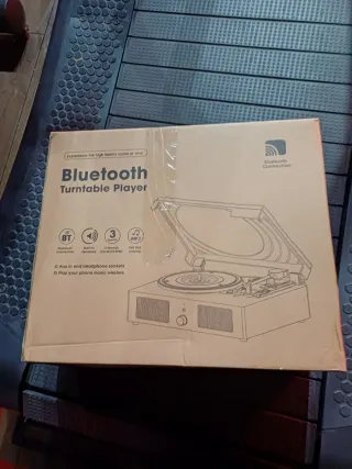 Tocadiscos Bluetooth con MP3