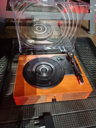 Tocadiscos Bluetooth con MP3