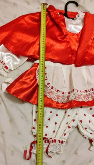 Costume bambina Cappuccetto Rosso 1-2 anni