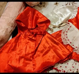Costume bambina Cappuccetto Rosso 1-2 anni