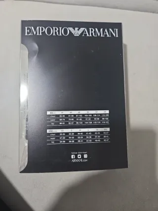 Emporio Armani 3 Pack Trunk Algodón Elástico