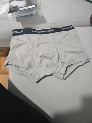 Emporio Armani 3 Pack Trunk Algodón Elástico