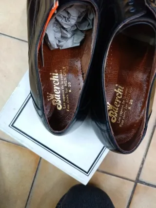 Zapatos de vestir piel negra hombre talla 44