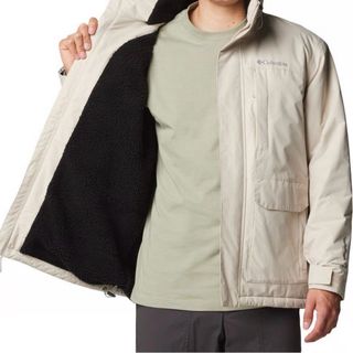 Chaqueta Columbia Beige/Gris.