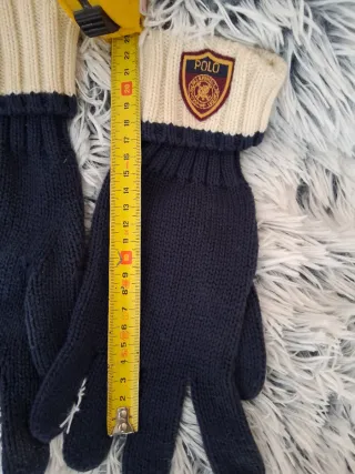 Guantes Polo Ralph Lauren Beige y Azul