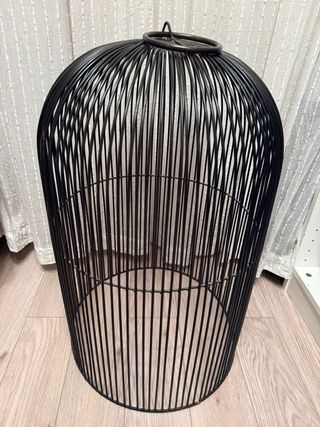Jaula Decorativa Metal Negra
