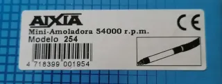 Mini Amoladora Neumática AIXIA 254 54000rpm Nueva