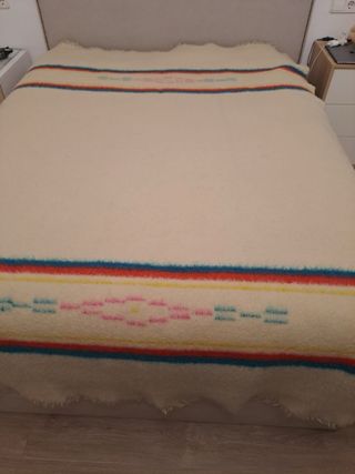 Manta de lana merina Zamorana cama 150 con regalo!