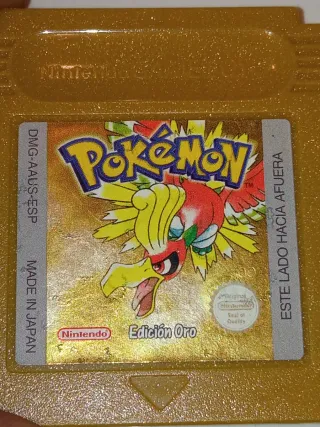 Cartucho Pokémon Oro Game Boy DMG-AAUS-ESP