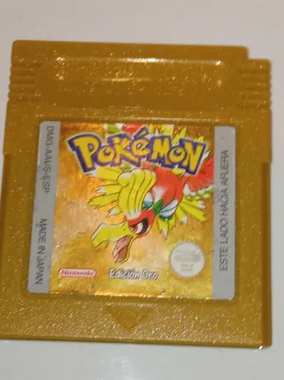 Cartucho Pokémon Oro Game Boy DMG-AAUS-ESP