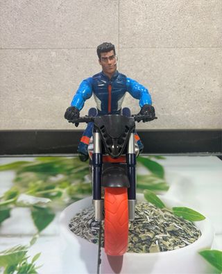 Muñeco Action Man Motorista