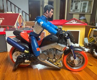 Muñeco Action Man Motorista