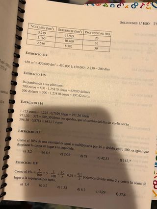 Ejercicios matemáticas 1º y 2º ESO