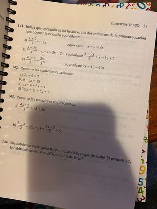 Ejercicios matemáticas 1º y 2º ESO