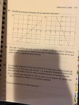 Ejercicios matemáticas 1º y 2º ESO