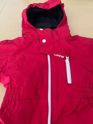 Mono de esquí infantil rojo