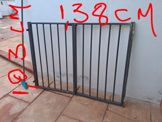 Puerta jardín barrotes 138cm