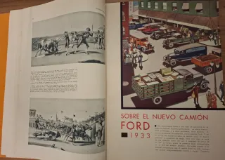 Revista antigua Ford 1933