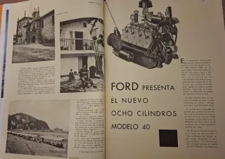 Revista antigua Ford 1933