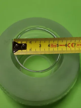 Tulipa/Globo Lámpara Cristal Antigua