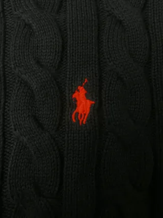 Jersey Polo Ralph Lauren Azul Marino Trenzado