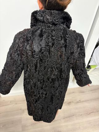 Abrigo Astracán Negro