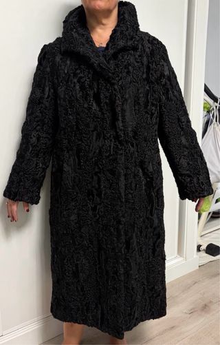 Abrigo Astracán Negro