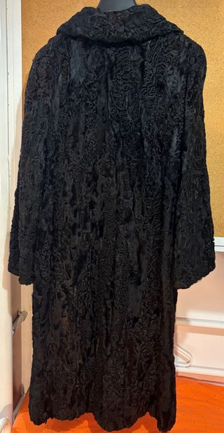 Abrigo Astracán Negro