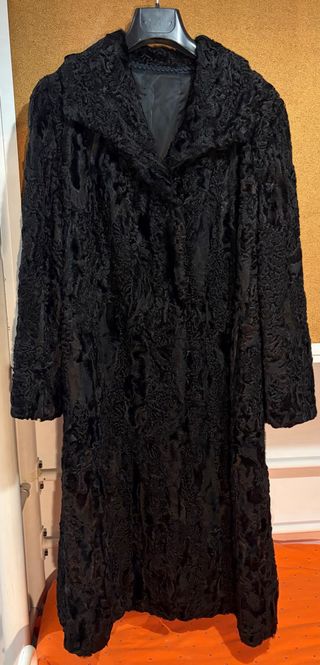 Abrigo Astracán Negro