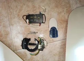 Ventilador de techo 5 aspas multicolor