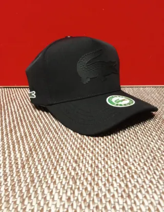 Gorra Lacoste Negra Talla única adulto