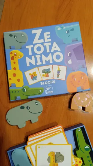 Juego de construcción Djeco ZETOTANIMO