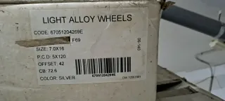 Llantas 16 BMW (4 unidades)