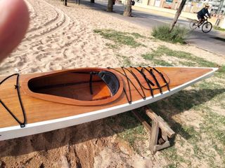 Kayak de madera 1 plaza
