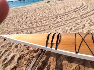 Kayak de madera 1 plaza