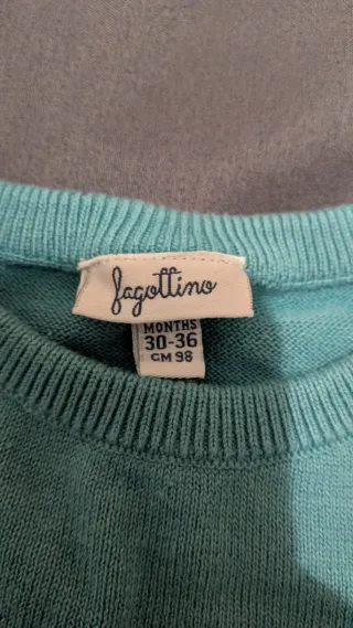 Maglioncino azzurro bimbo con disegno