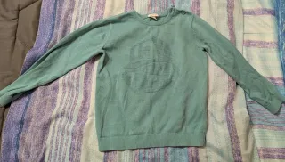 Maglioncino azzurro bimbo con disegno