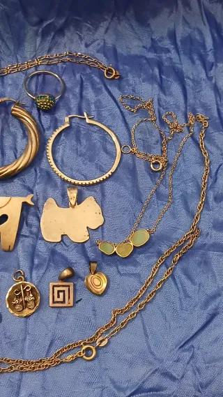 Lote Joyería Plata Ley Suelto/Reparar/ Variado