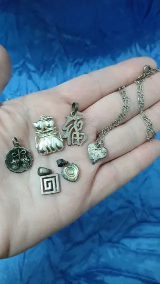 Lote Joyería Plata Ley Suelto/Reparar/ Variado