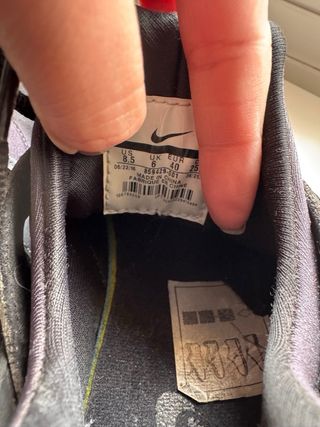 Zapatillas Nike Huarache Negras y moradas