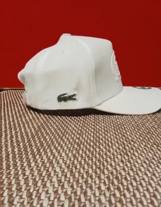 Gorra Lacoste Blanca Talla única adulto