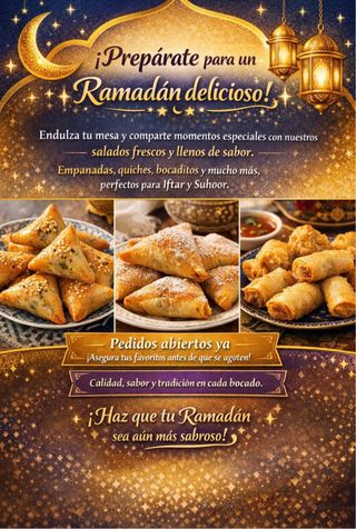 Pedidos. Delicias tradicionales