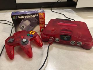 Nintendo 64 Rossa + Controller + 2 Giochi